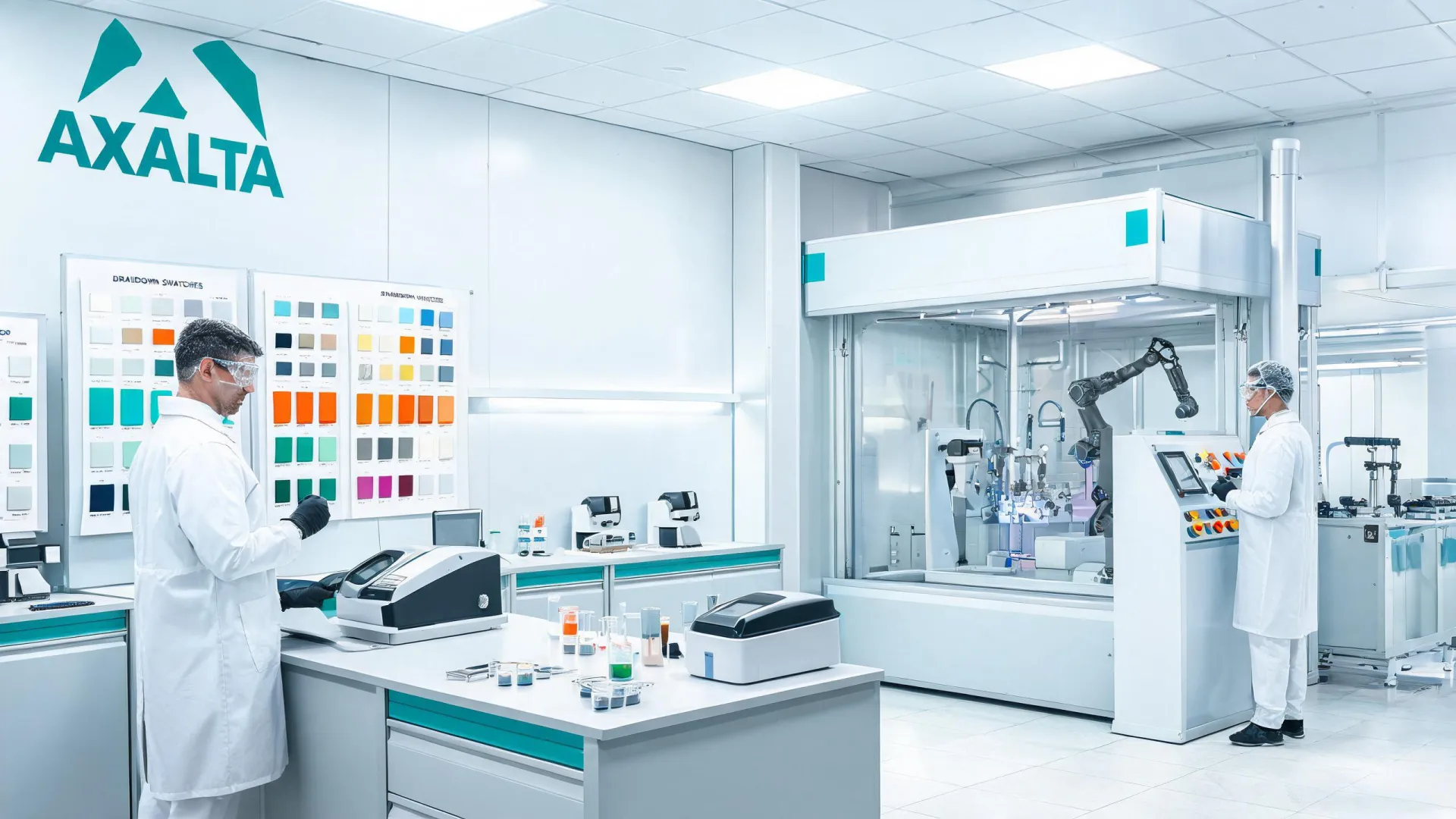 industrial coatings laboratory and application line